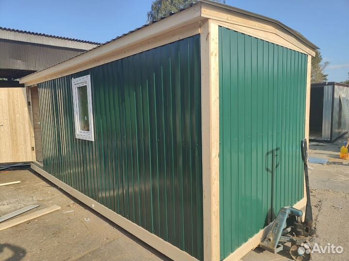 Новые деревянные бытовки