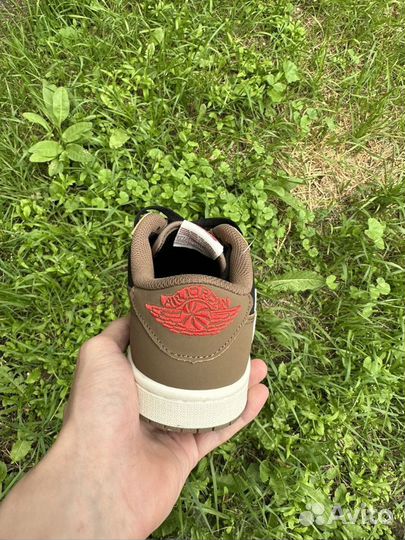 Кроссовки Nike air jordan 1 low travis scott