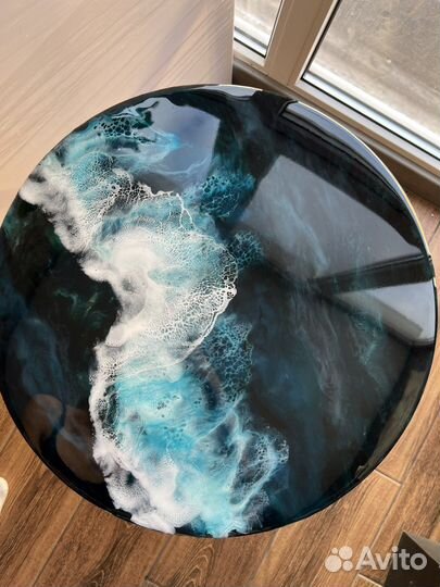 Журнальный столик из эпоксидной смолы