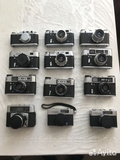 Коллекция фотоаппаратов фэд