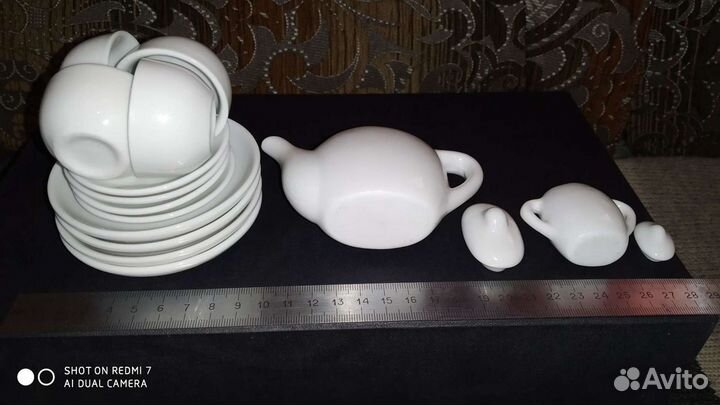 Сервиз чайный кукольный (фарфор)