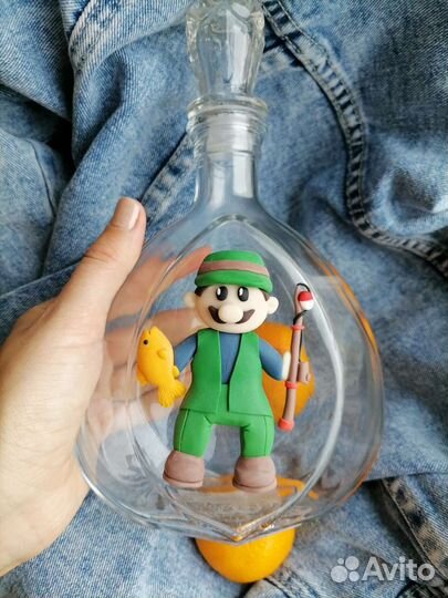 Бутылка стеклянная