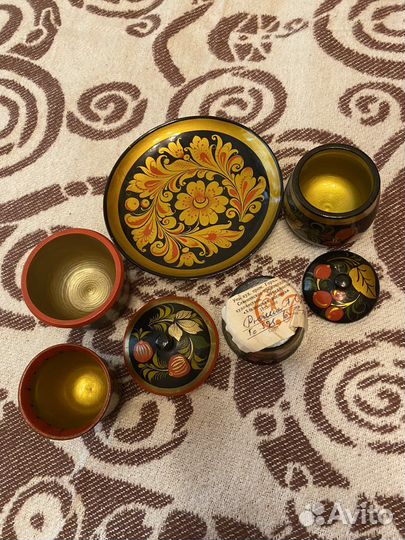 Посуда СССР хохлома