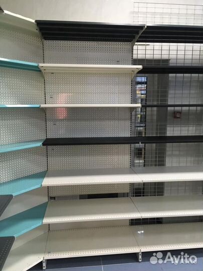 Стеллажи торговые металлические для магазина