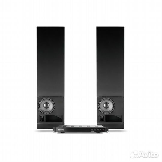 Комплект 2 сабвуфера + усилитель Focal 100 iwsub 8