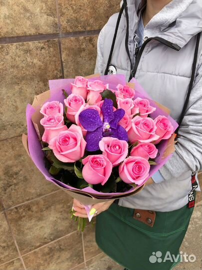 Букет роз с доставкой Краснодар