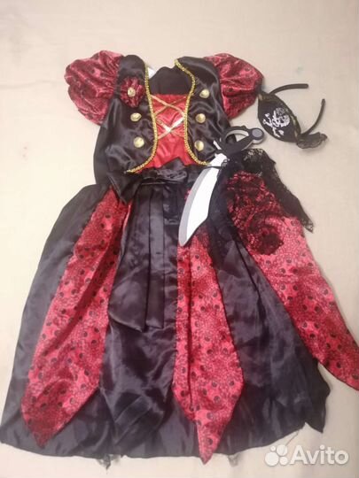 Костюм пиратки для девочки 116-122