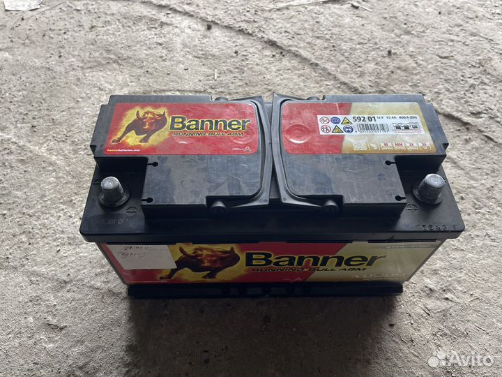 Аккумулятор Banner 92ah 850 AGM