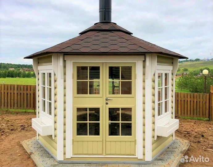 Беседка на 8-10 человек