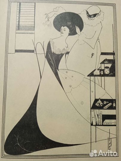 Сборник графических рисунков Обри Бердслея