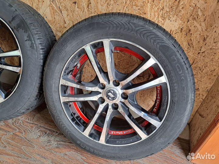 Колеса в сборе 185/60 r15 5x100 лето на дисках