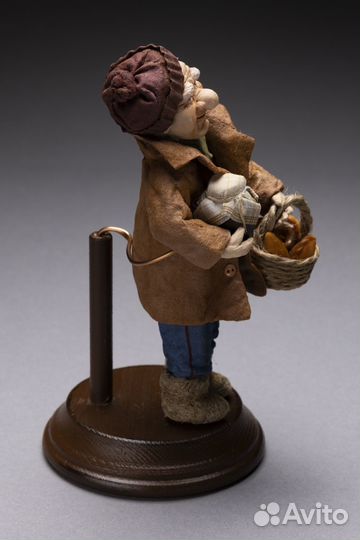 Ватные елочные и интерьерные игрушки новые Дедушка