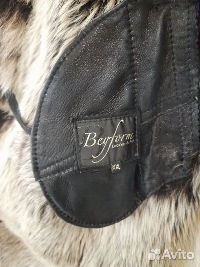 Дублёнка натуральная из меха тосканы