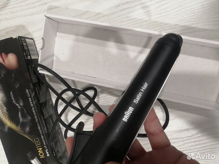 Щипцы плойка для волос Braun браун