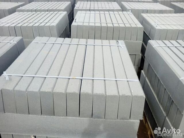 Бр 100. Бортовой камень 1000х300х150 (с фаской 20х20). Поребрик бетонный 80х200. Бордюрный камень 1000х300х180 вес. 18.