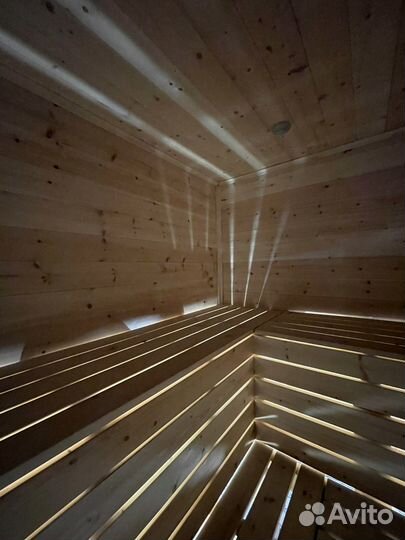 Сауна с теплым бассейном и жаркой парной