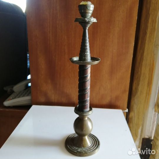 Бронза ступки кофеварка подсвечник ручная работа