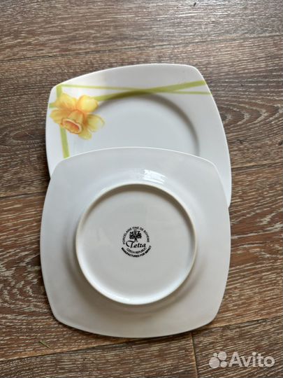 Тарелки и блюдца на первые и вторые блюда