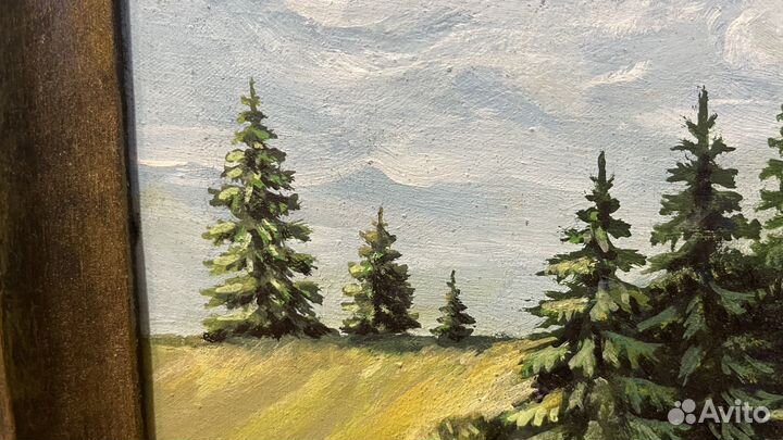 Картина маслом 44 x 55 - Старая крепость