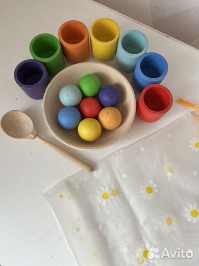 Деревянный сортер монтессори