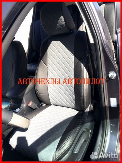 Чехлы Автопилот Kia Sportage 5 из экокожи Ромб