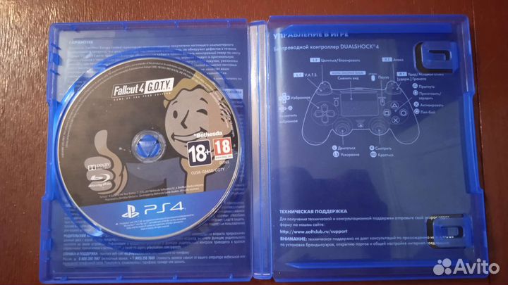 Игра fallout 4 G.O.T.Y. без дополнений для PS4