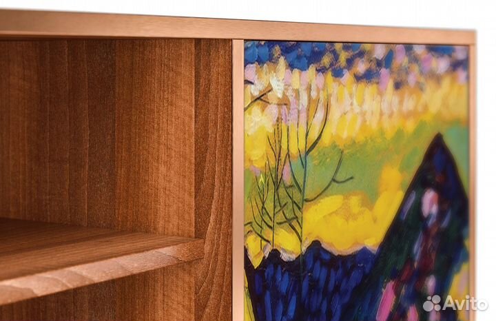 Тв-тумба T2 - Орех - Winter Landscape