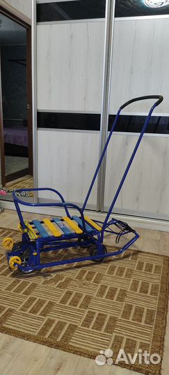 Детские санки с колесами