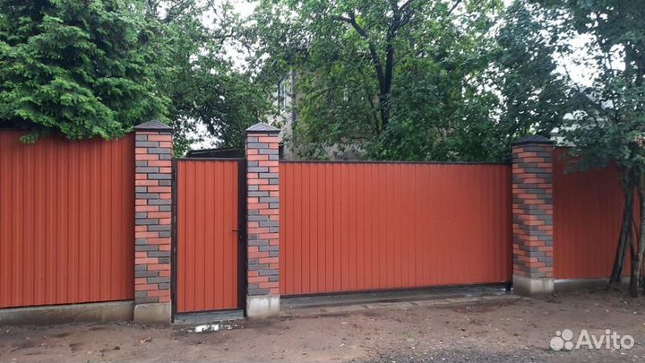 Колпак на столб забор
