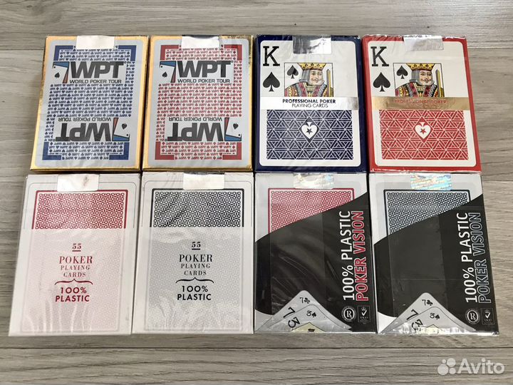 Карты для покера пластиковые Fournier