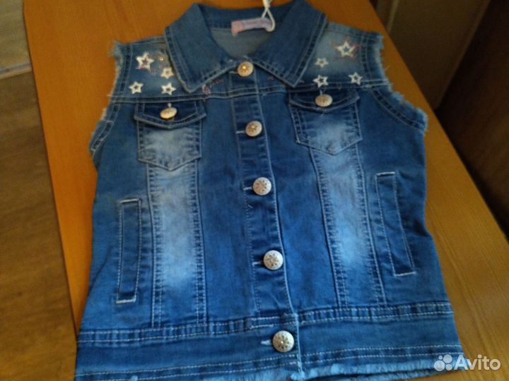 Джинсовая одежда для девочек