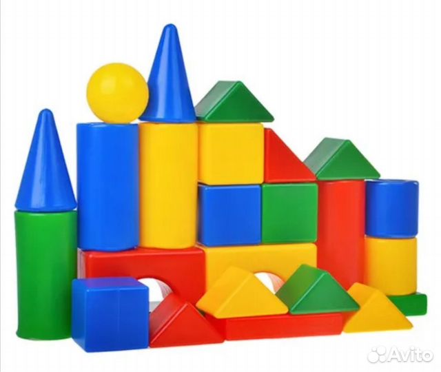 Строительный набор детский из пластмассы