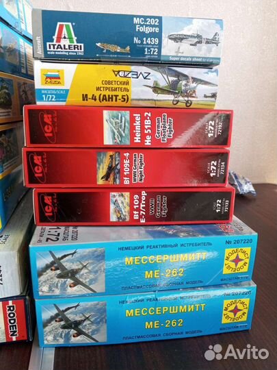 Сборные модели самолетов 1 72