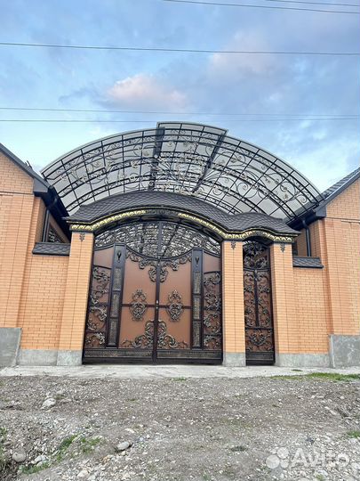 Кованые ворота перила навесы