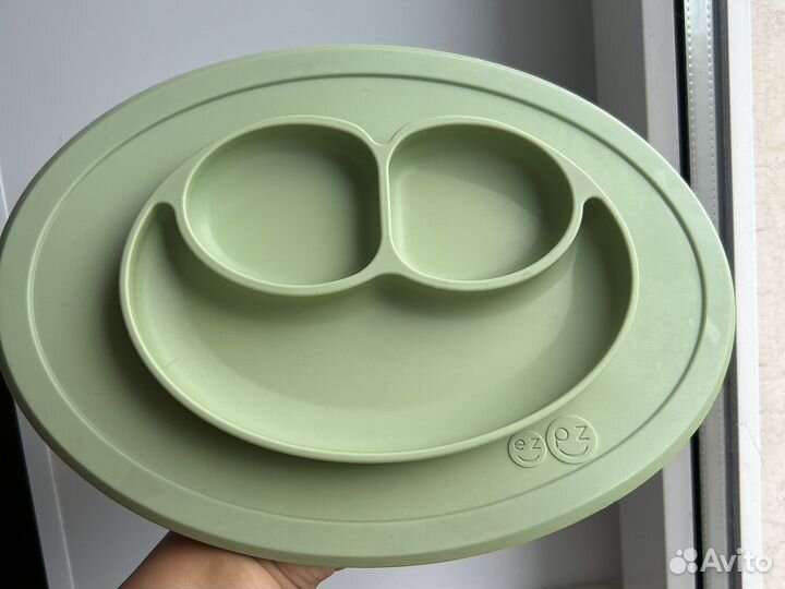 Силиконовая тарелка детская ezpz