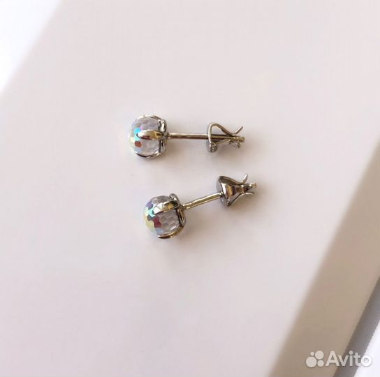 Серьги серебро