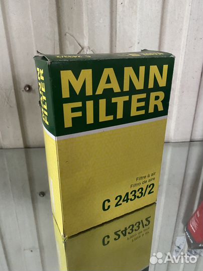 Воздушный фильтр mann c2433/2