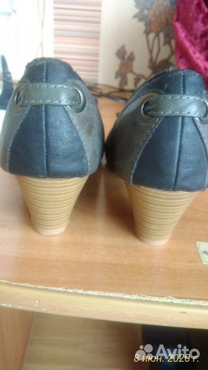 Туфли кожаные