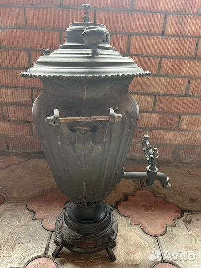 Самовар на дровах старинный