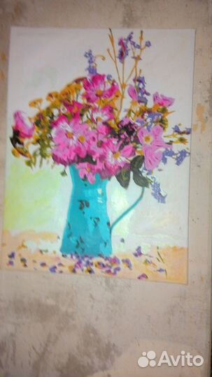 Картины с цветами отличный подарок