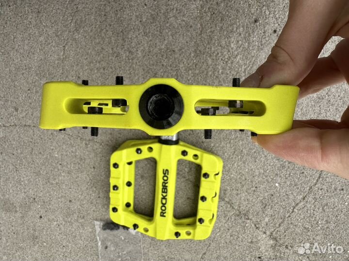 Педали с шипами Rockbros single road mtb fix