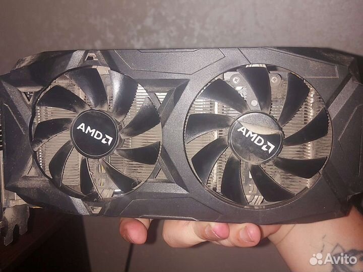 Видеокарта rx580 4gb