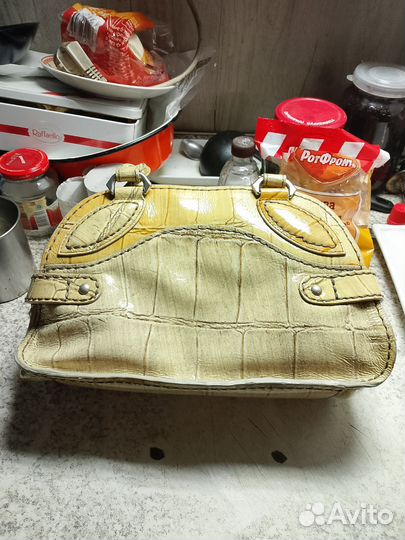 Сумка женская натуральная кожа лаковая