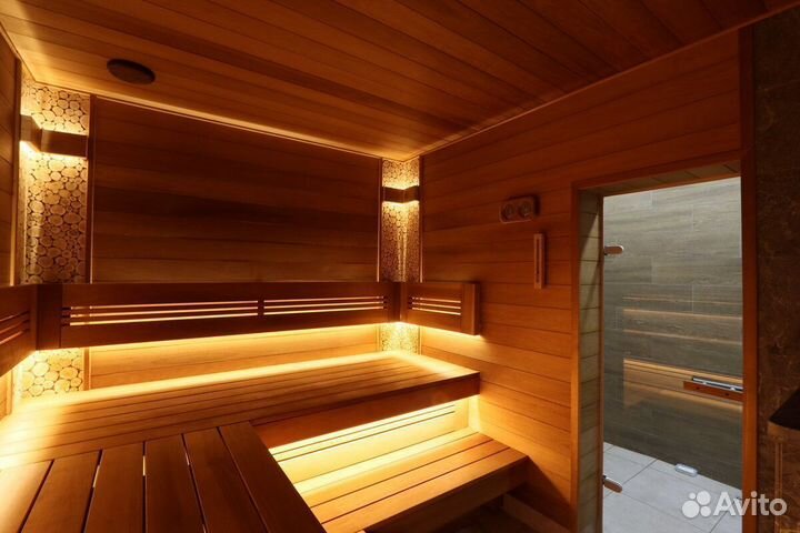 Полок термоосина для бани