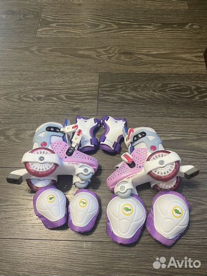 Роликовые коньки детские раздвижные