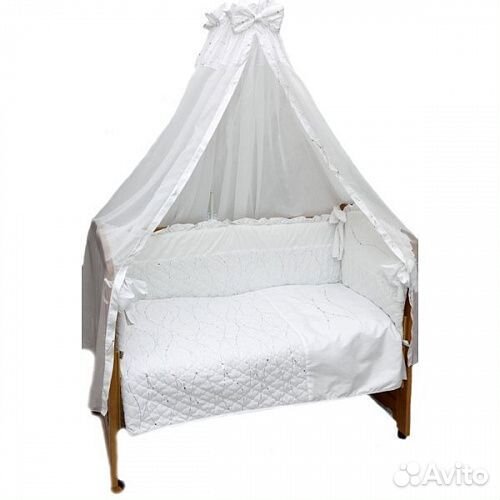 Бортики и балдахин в кроватку