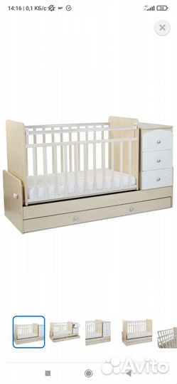 Кроватка детская трансформер
