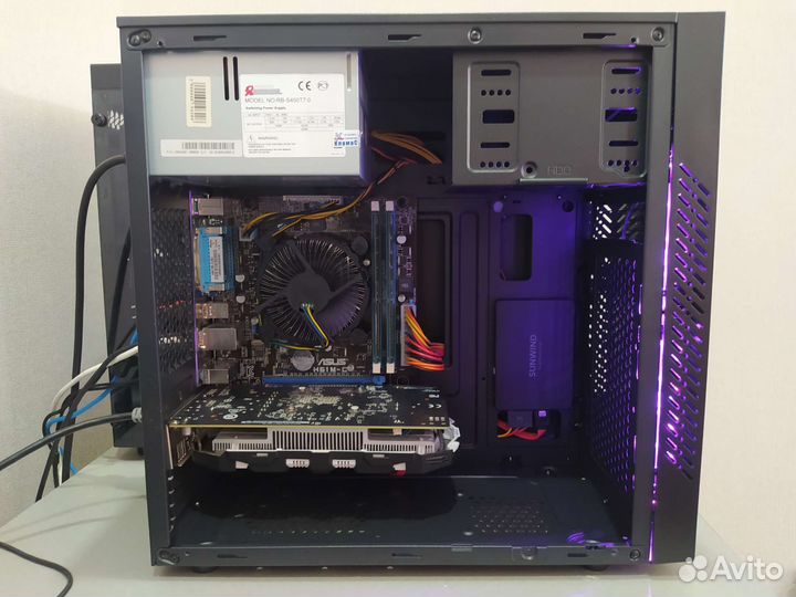 Игровой пк Intel Core i5, GTX 1050 Ti