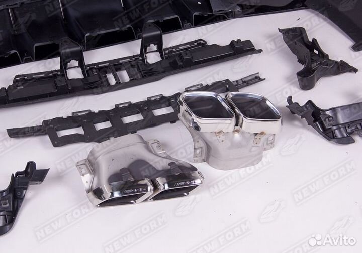 Обвес 63 AMG GT хром Mercedes GLC Coupe