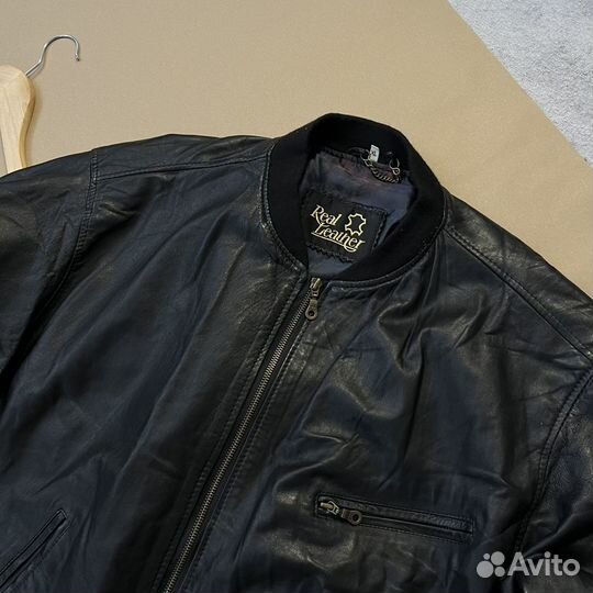 Vintage Pilot Leather Bomber Jacket Type Schott